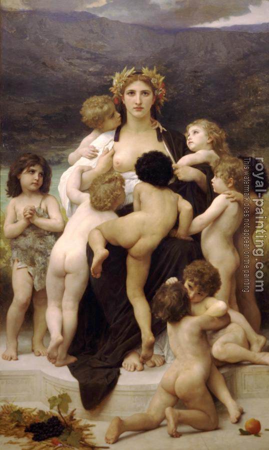 William-Adolphe Bouguereau : The Motherland(Alma Parens)